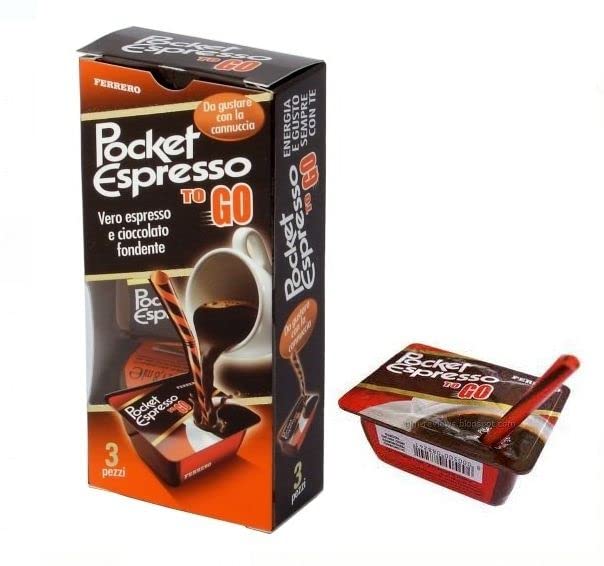Pocket Coffee Espresso To Go da 64,8 ml - Confezioni Contenenti 3 Pezzi